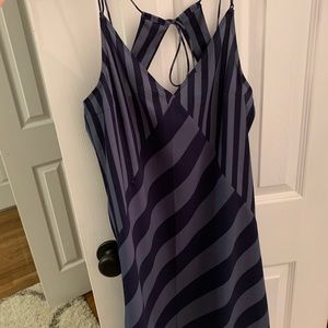 Striped slip dress